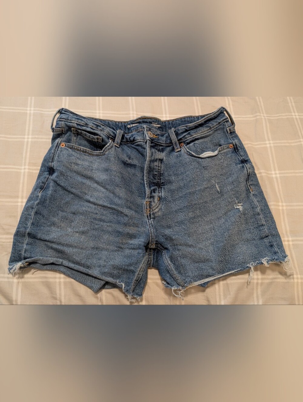 Old Navy Women's Light Blue Denim Shorts (14)